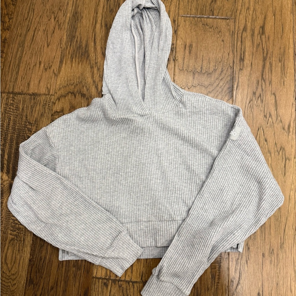 ALO Yoga Gray muse Hoodie